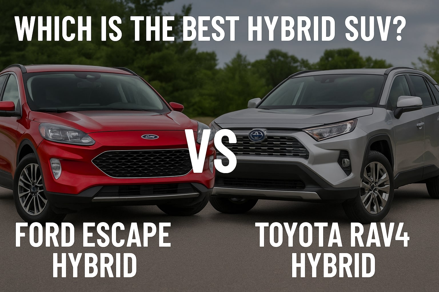 فۆرد ئێسکەپ هایبرید بەرامبەر تۆیۆتا RAV4 هایبرید کامیان باشترین هایبرید SUV؟