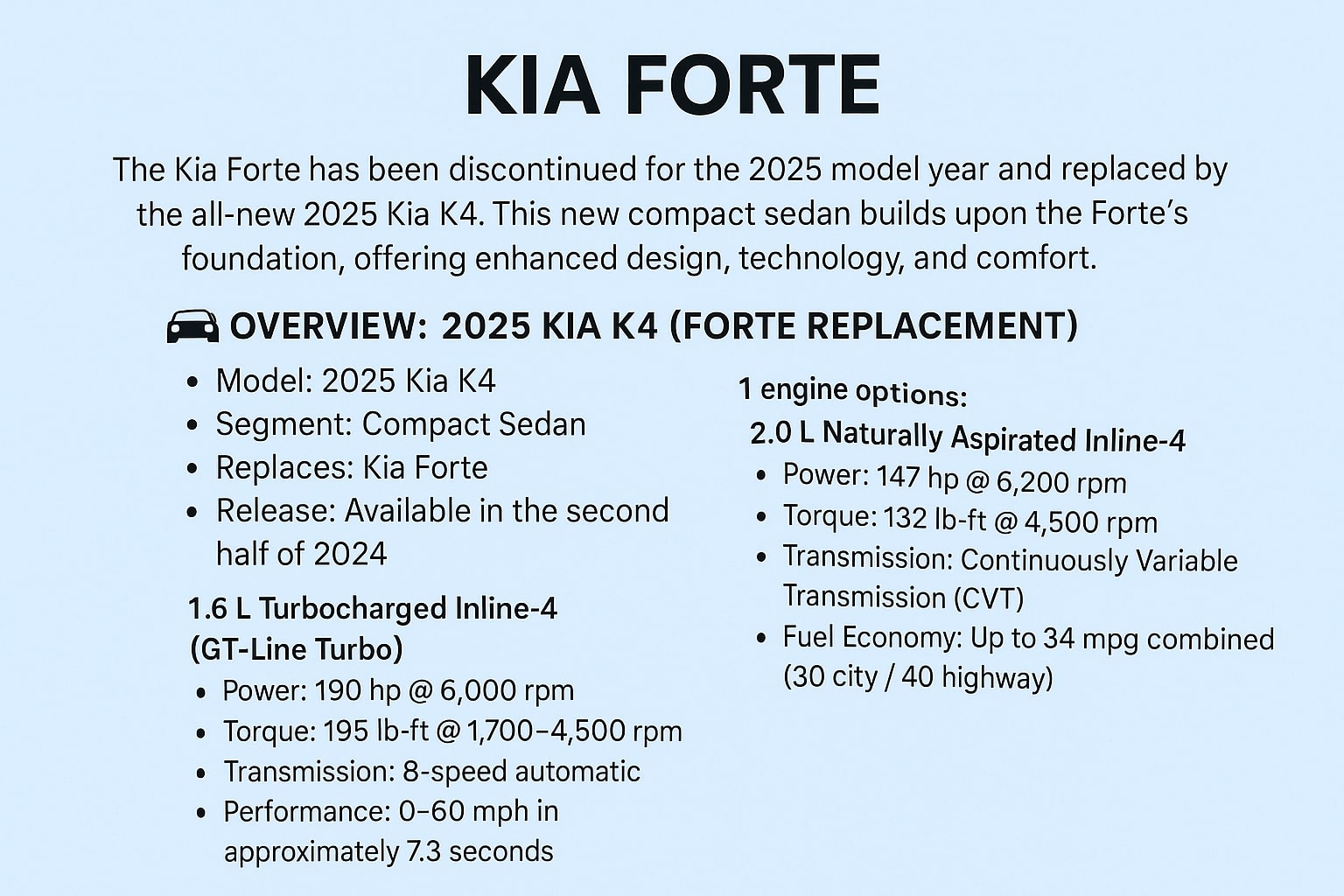 ئۆتۆمبێلی Kia Forte