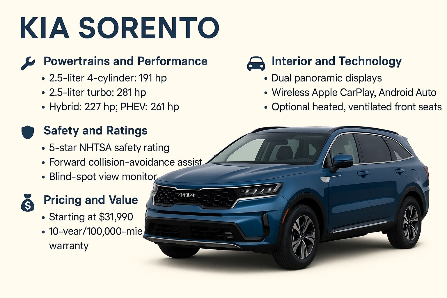 ئۆتۆمبێلی Kia Sorento