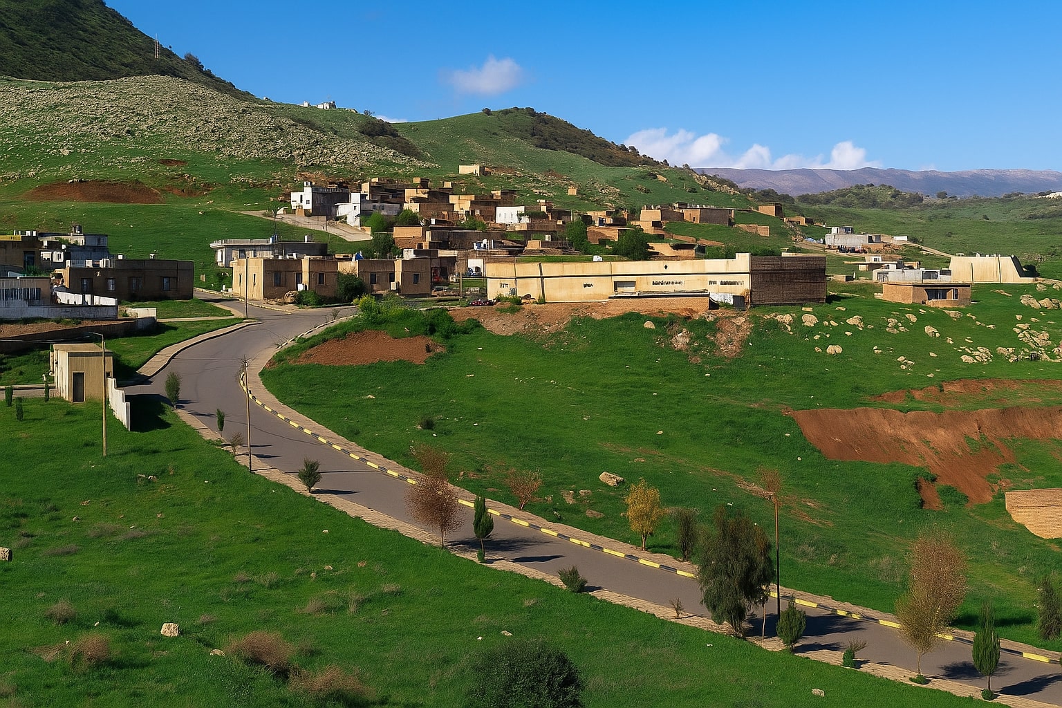 کرین و فرۆشتن لە ئەتروش ( Atrush village )