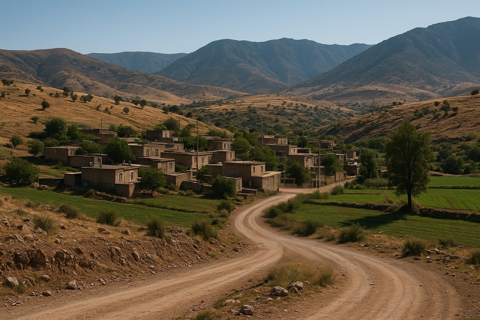 کرین و فرۆشتن لە ئاڤەدوور ( Avedur village )