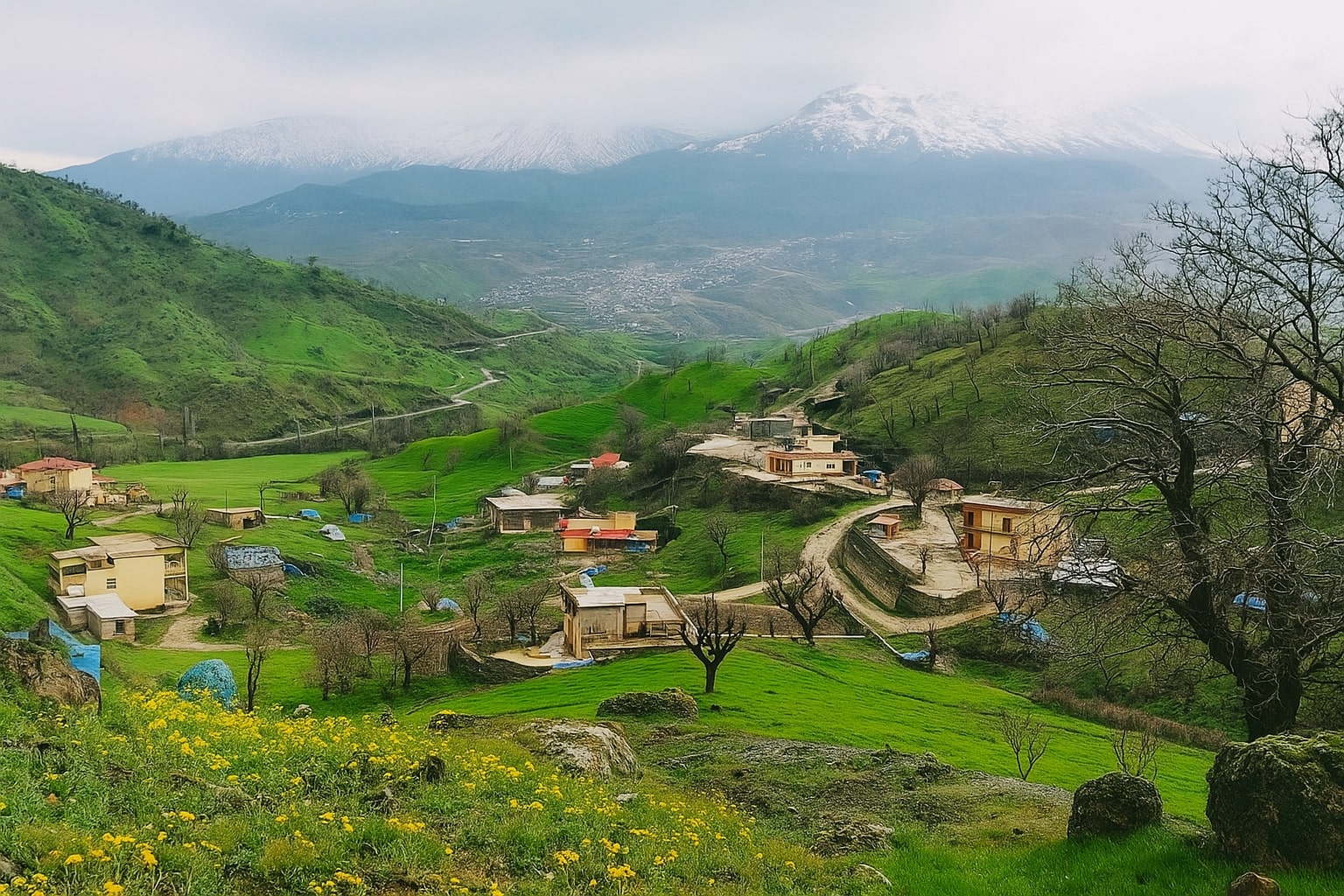 کرین و فرۆشتن لە بابکێ ( Babke village )