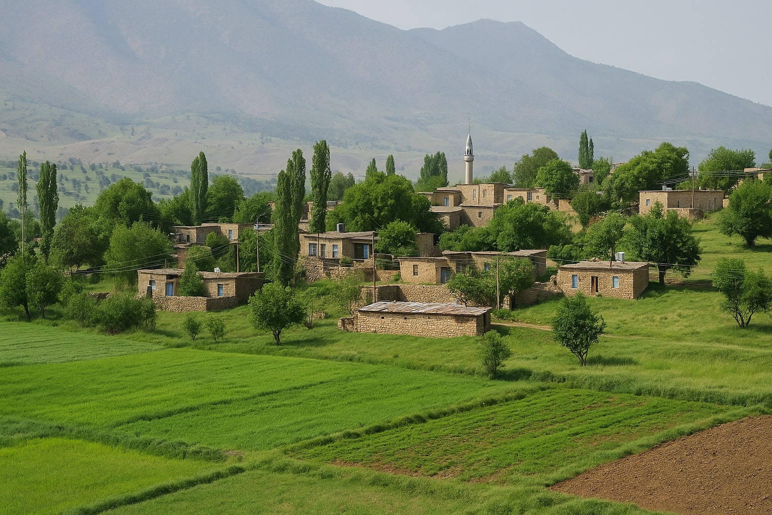 کرین و فرۆشتن لە بۆكران ( Bokran village )