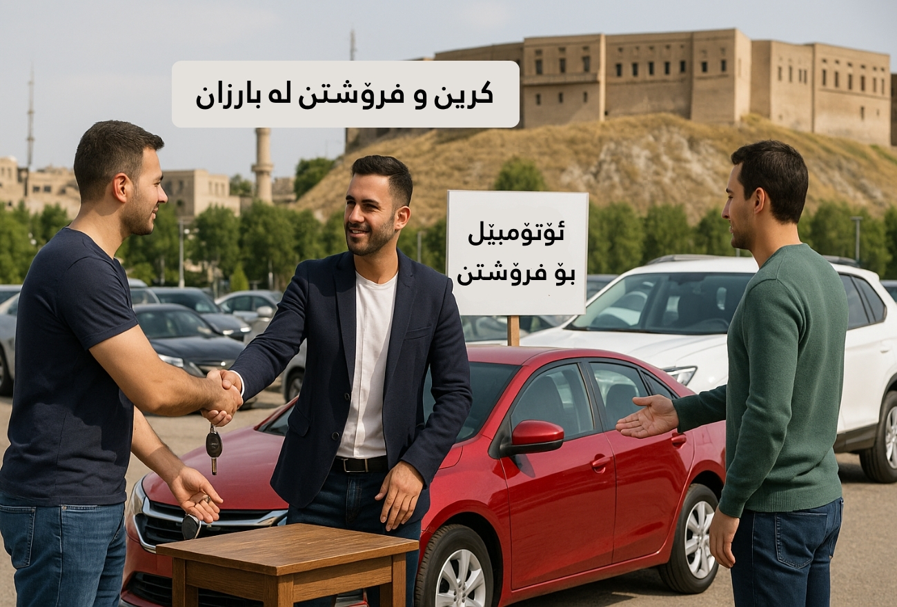 کرین و فرۆشتن لە بارزان