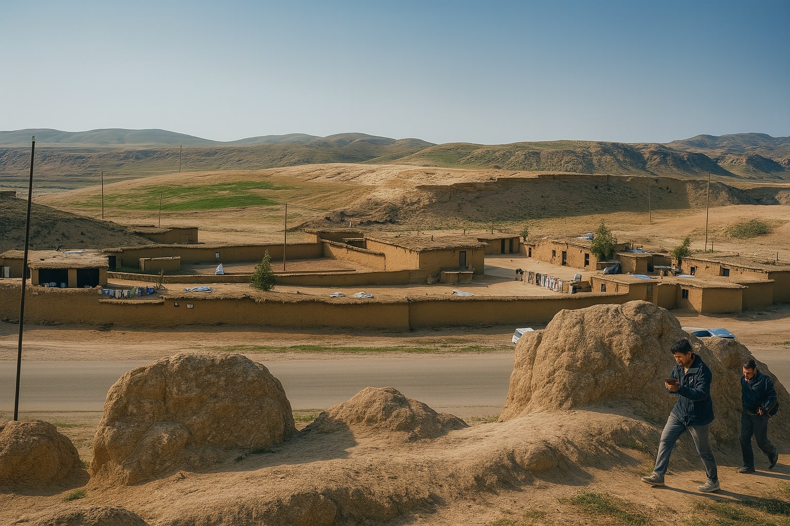 کرین و فرۆشتن لە حەفتەغار ( Haftagar Village )
