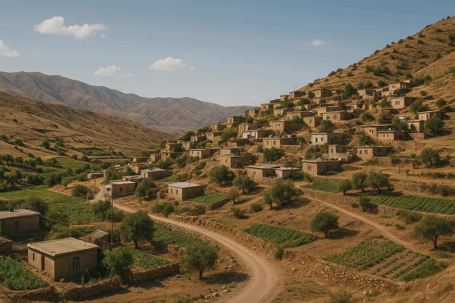 کرین و فرۆشتن لە هەلون ( Halun village )