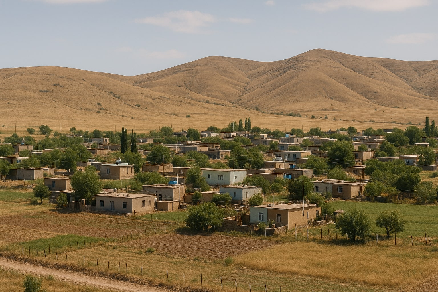 کرین و فرۆشتن لە هەسنێ ( Hasne village )