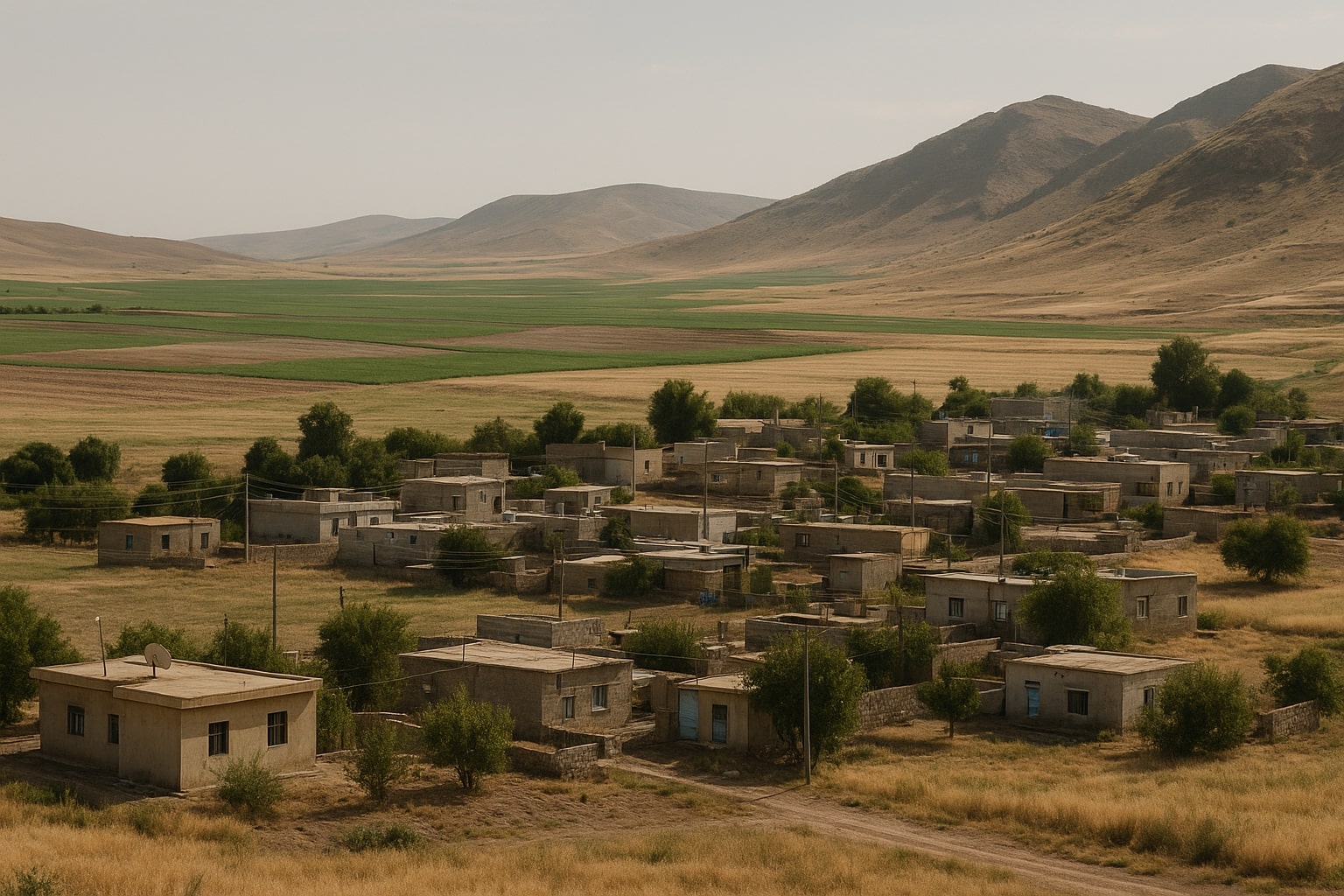 کرین و فرۆشتن لە جوسكێ ( Juske Village )