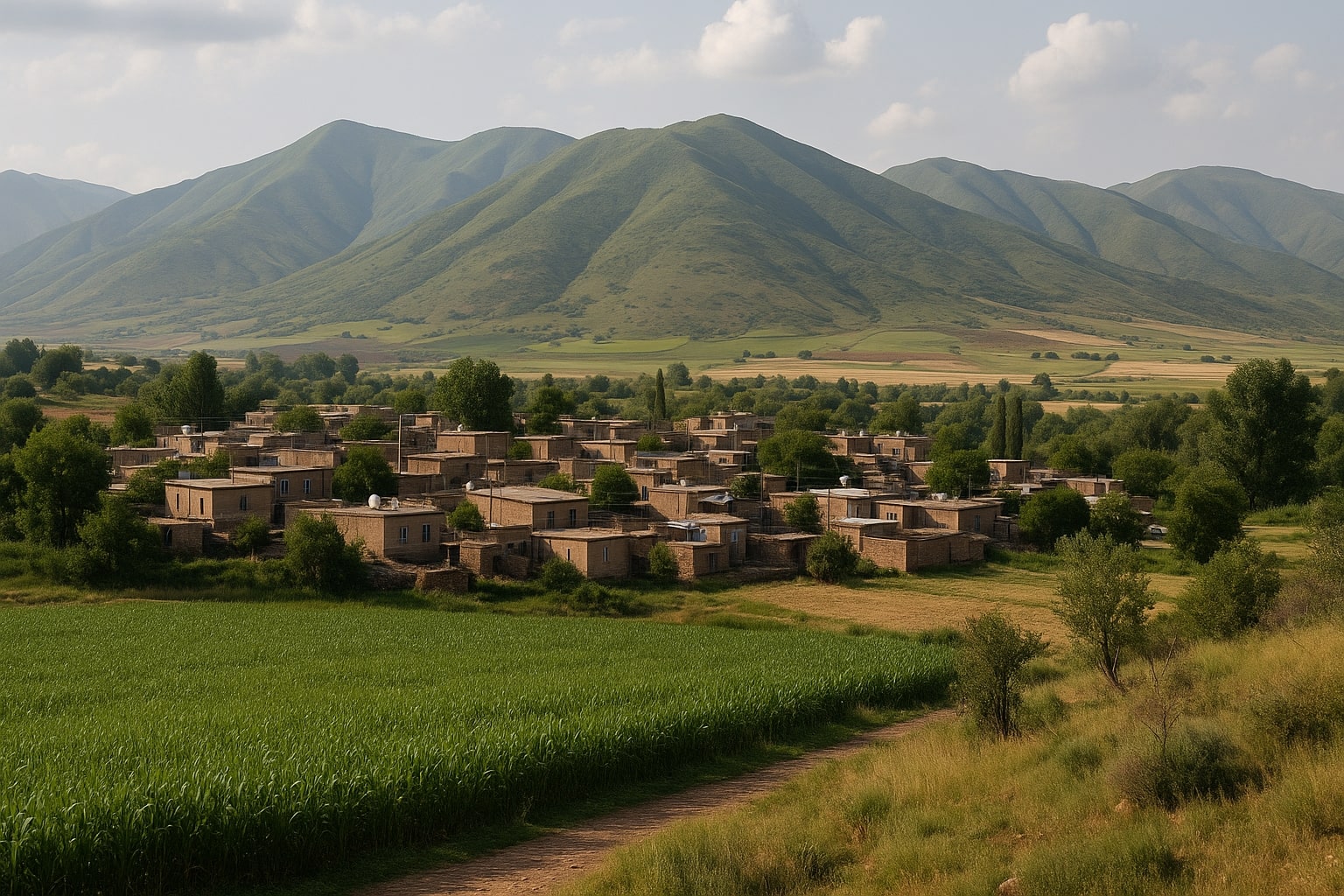 کرین و فرۆشتن لە مەمولان ( Mamulan village )