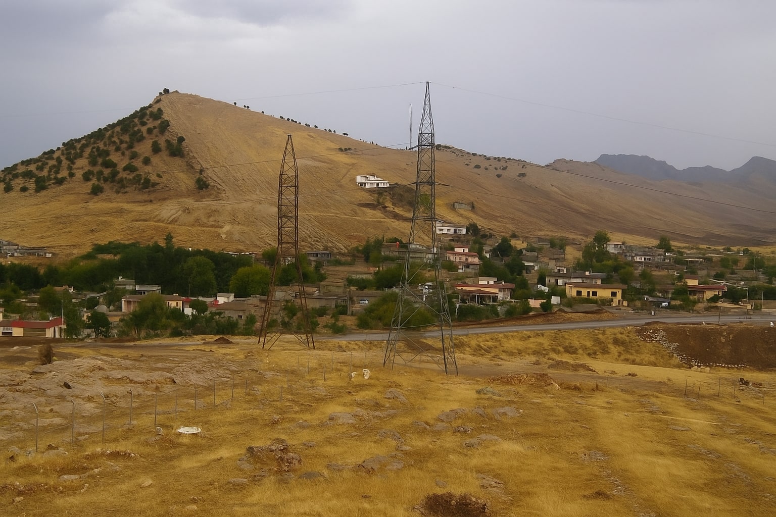 کرین و فرۆشتن لە مەندیێ ( Mirade village )
