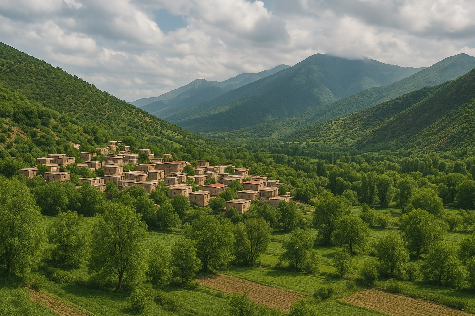 کرین و فرۆشتن لە سپیندار ( Spindar Village )