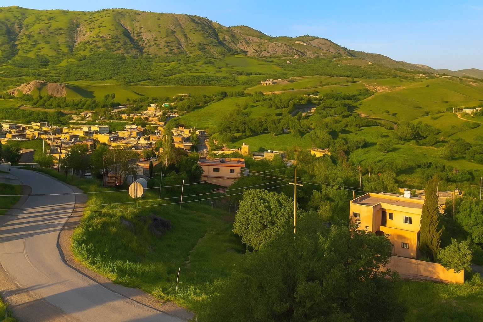 کرین و فرۆشتن لە واژە ( Wazha Village )