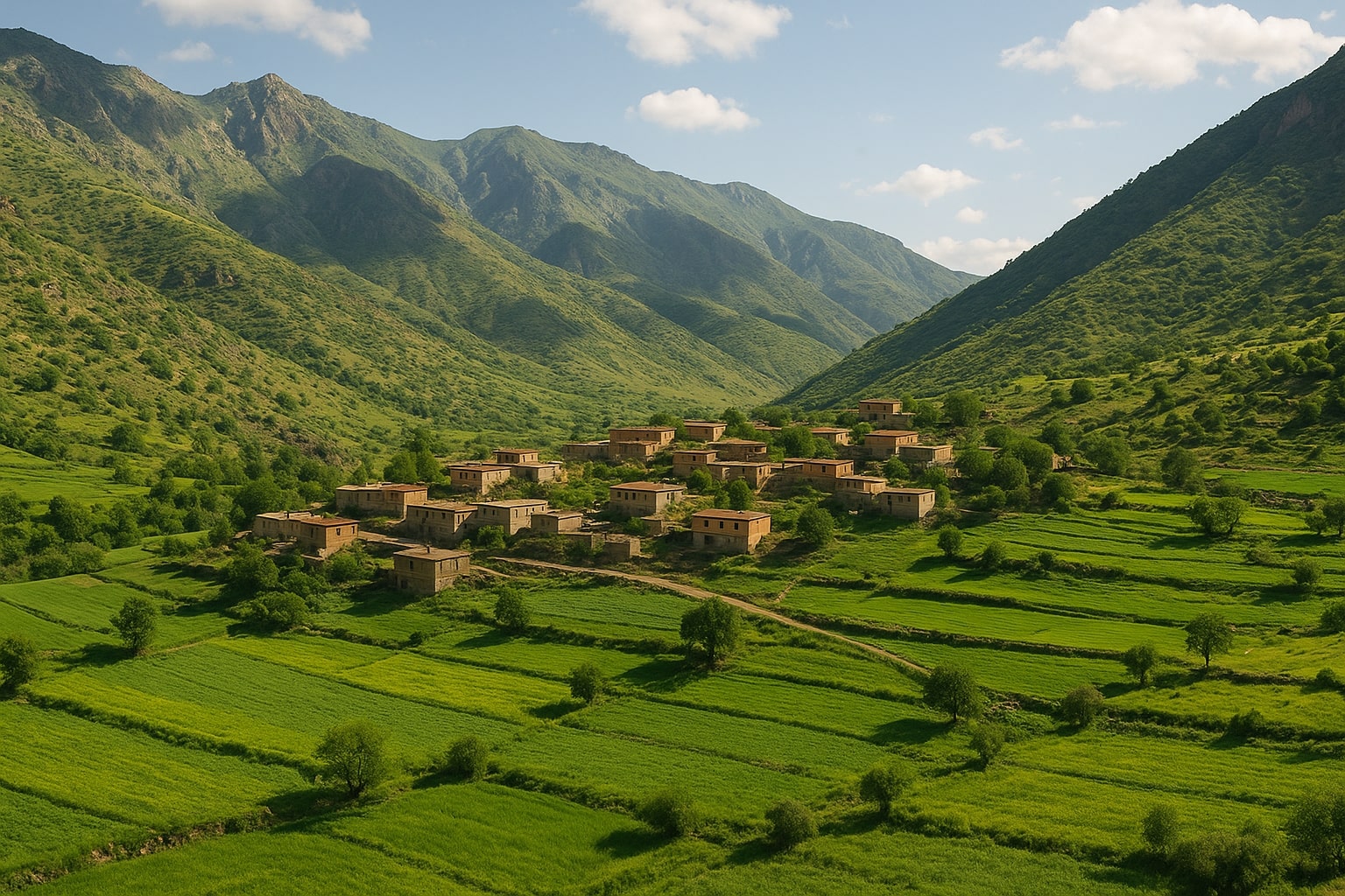 کرین و فرۆشتن لە ئاخورە ( Akhura village )