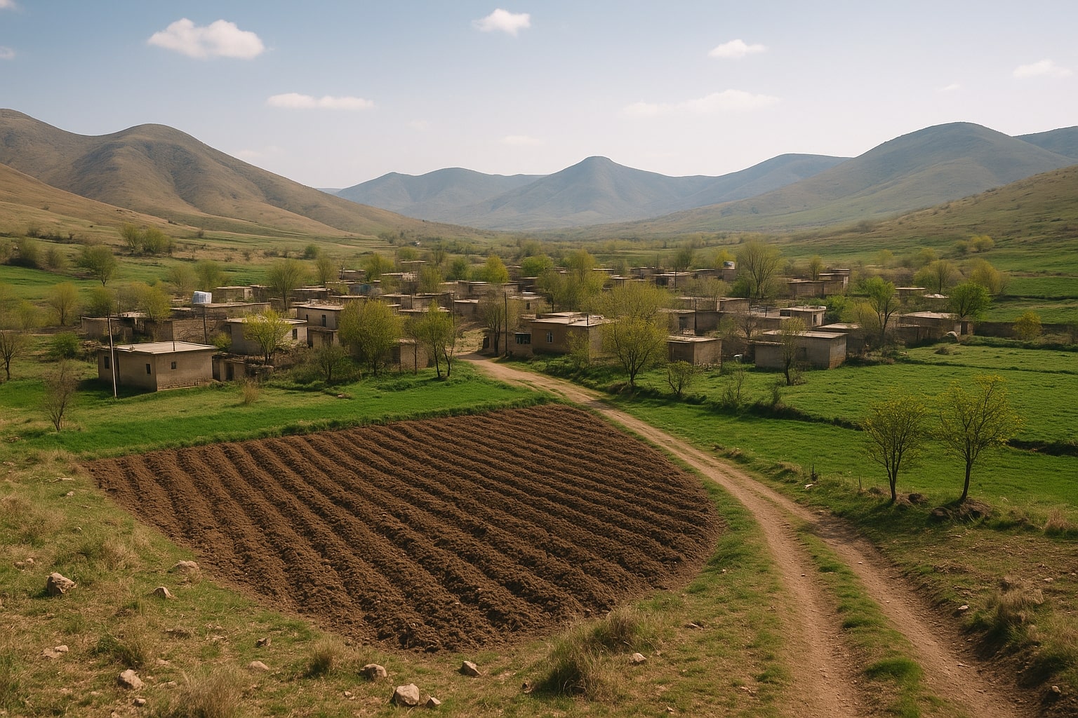 کرین و فرۆشتن لە ئاودەلۆک ( Audalok village )