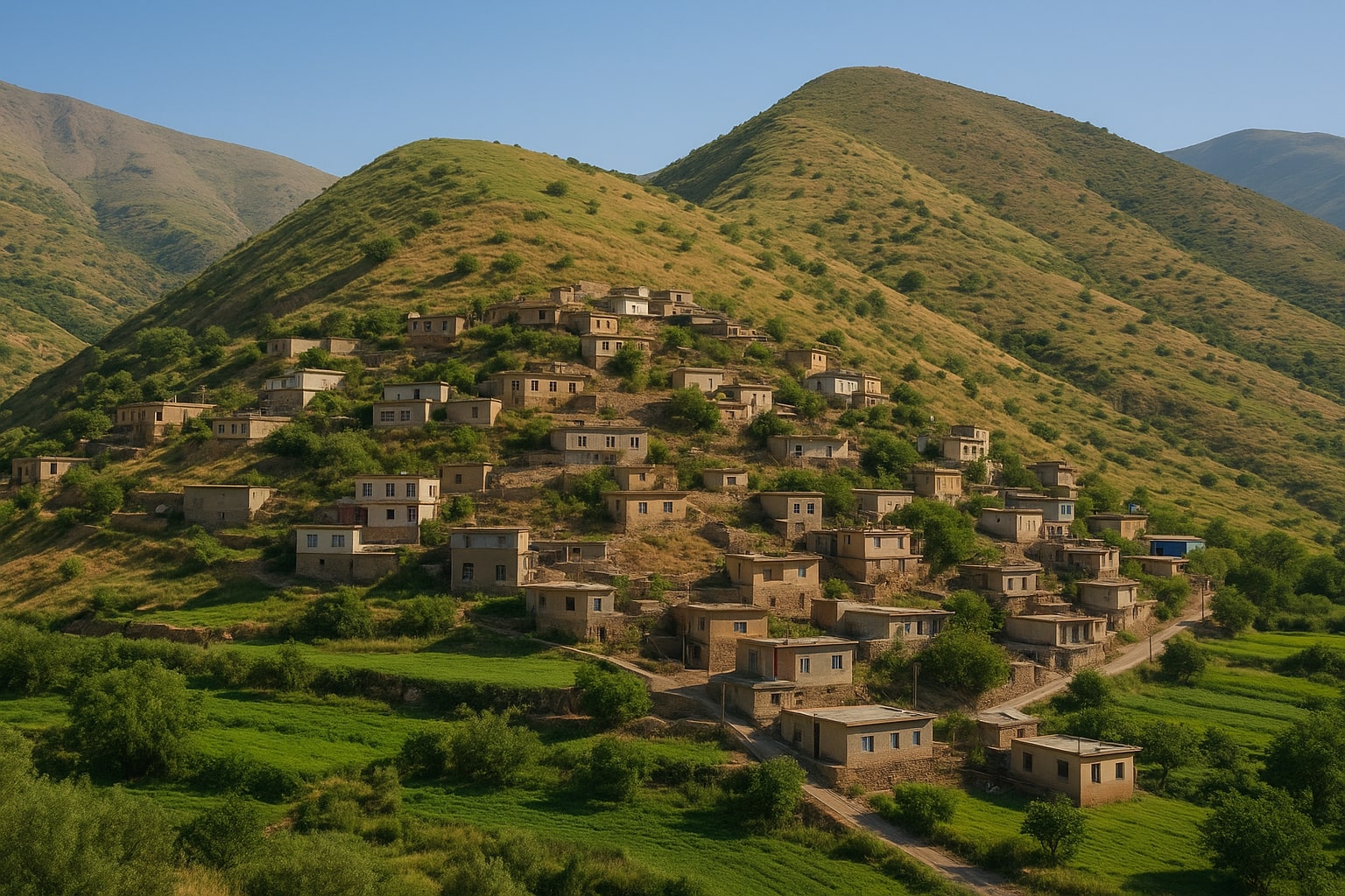 کرین و فرۆشتن لە باوەقۆپی گەورە ( Bawaqopi Gawra Village )