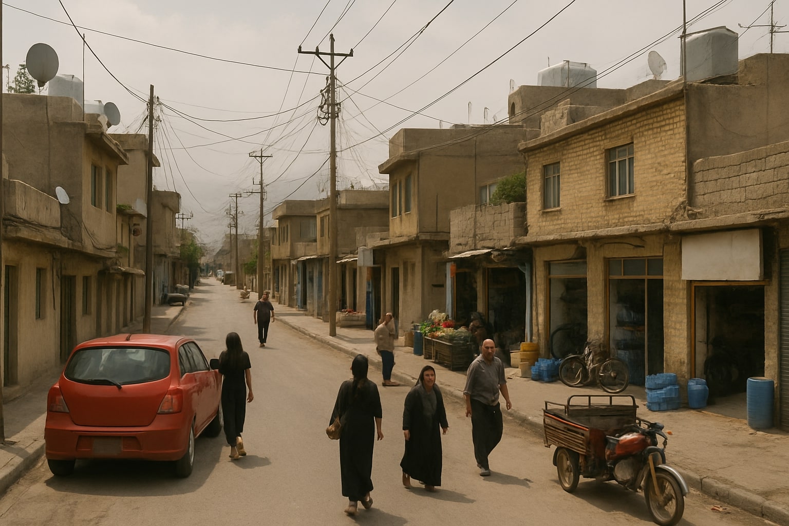 کرین و فرۆشتن لە بێسەرانی ( Besarani neighborhood )