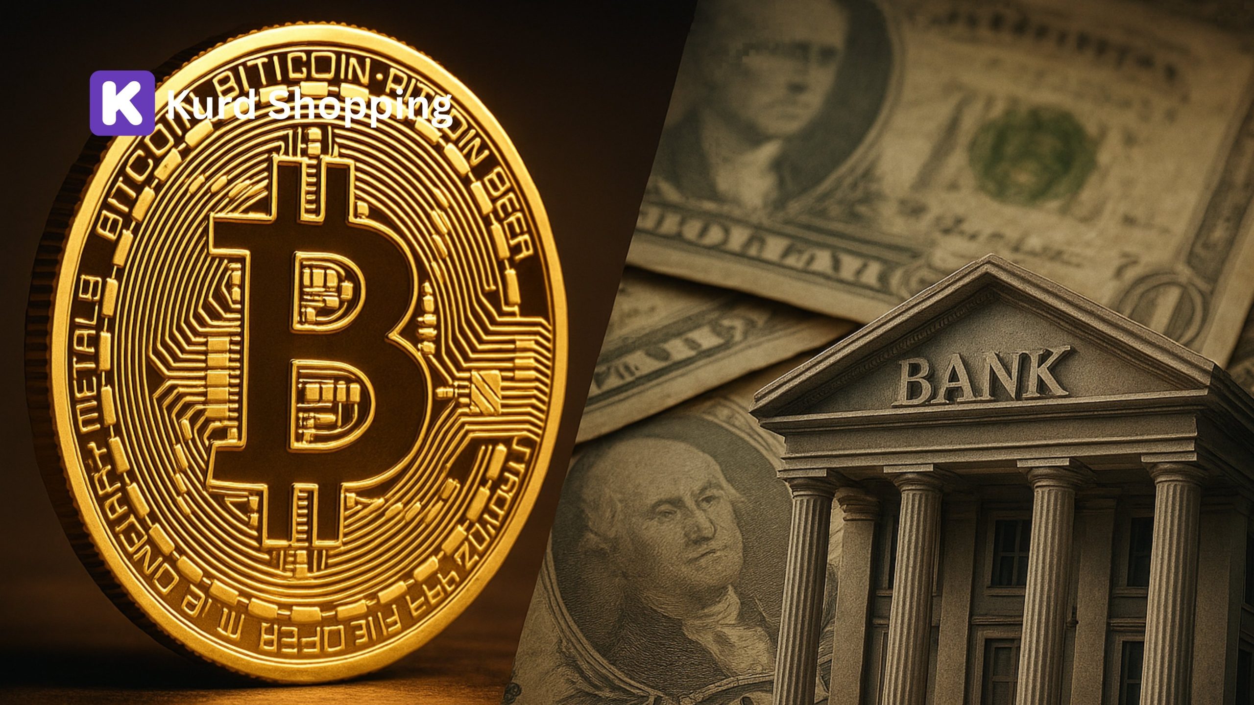 بیتکۆین و پارەی کۆن – دوو جیهان، یەک بازاڕ