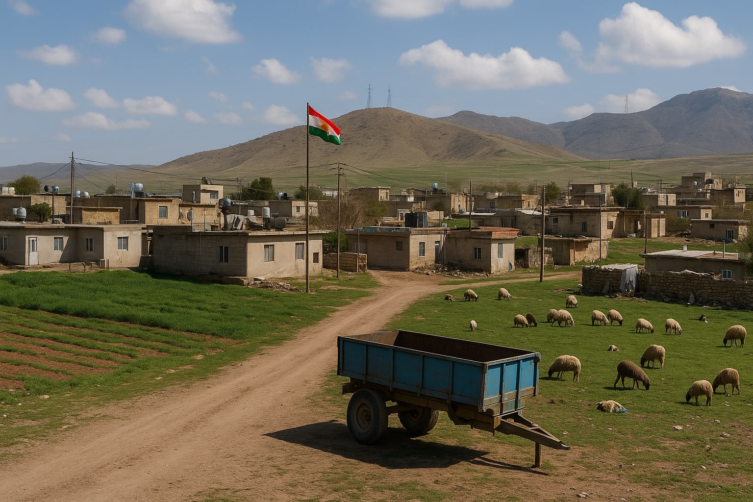 کرین و فرۆشتن لە کەمپی ئازادی ( Campi Azadi Village )