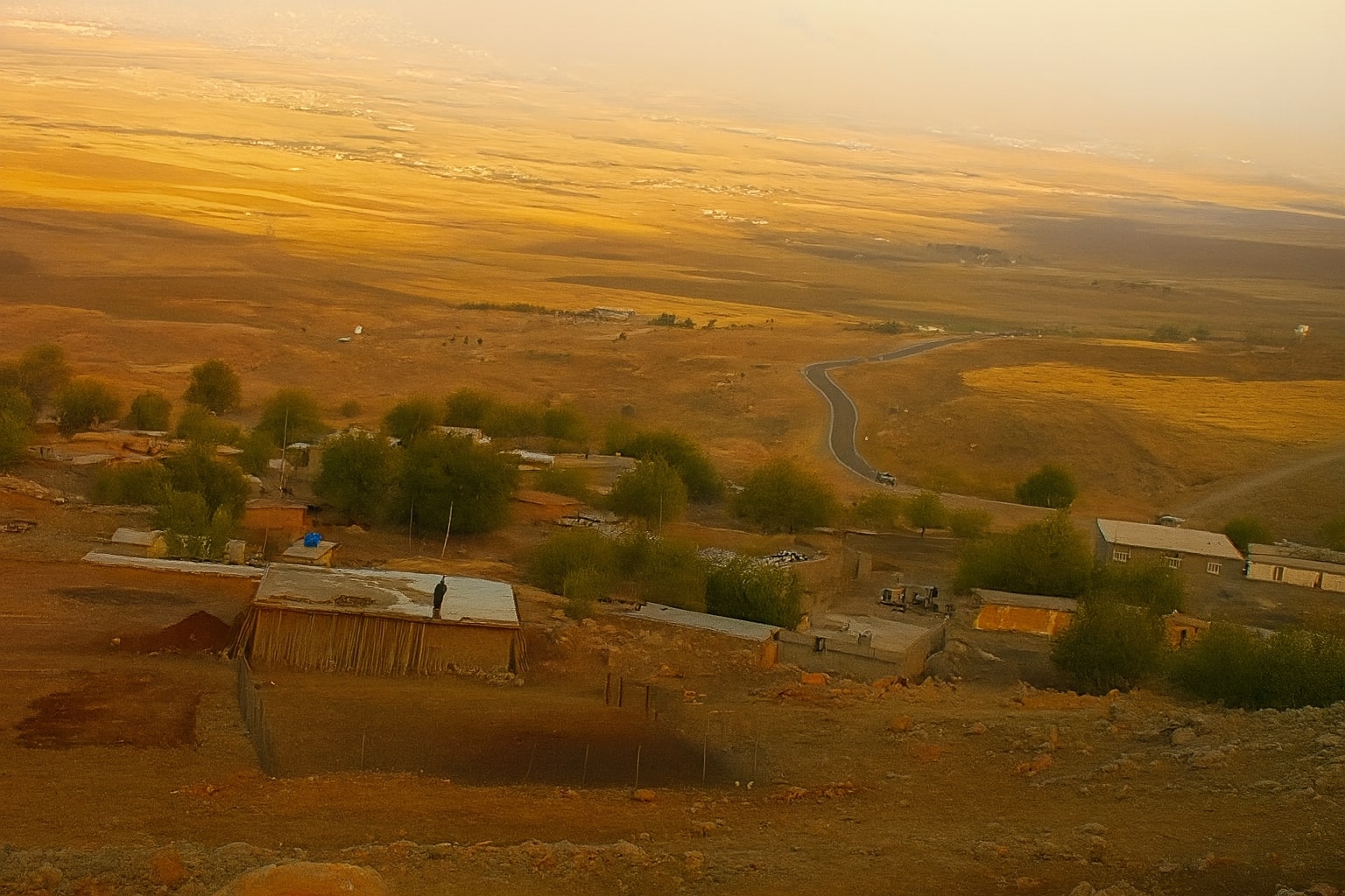 کرین و فرۆشتن لە داربەڕوو ( Darbaroo village )