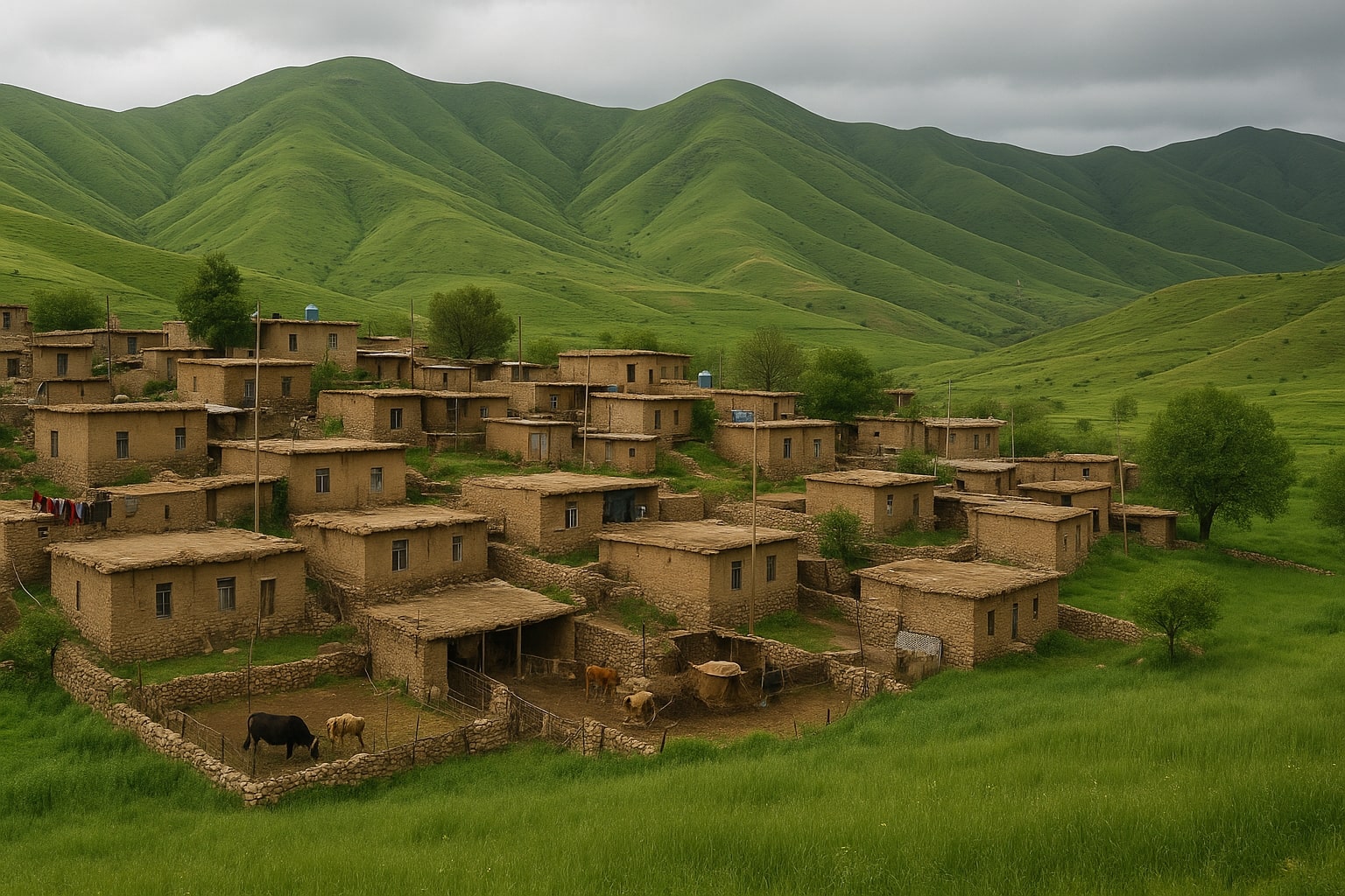 کرین و فرۆشتن لە دێدەوان ( Dedawan village )