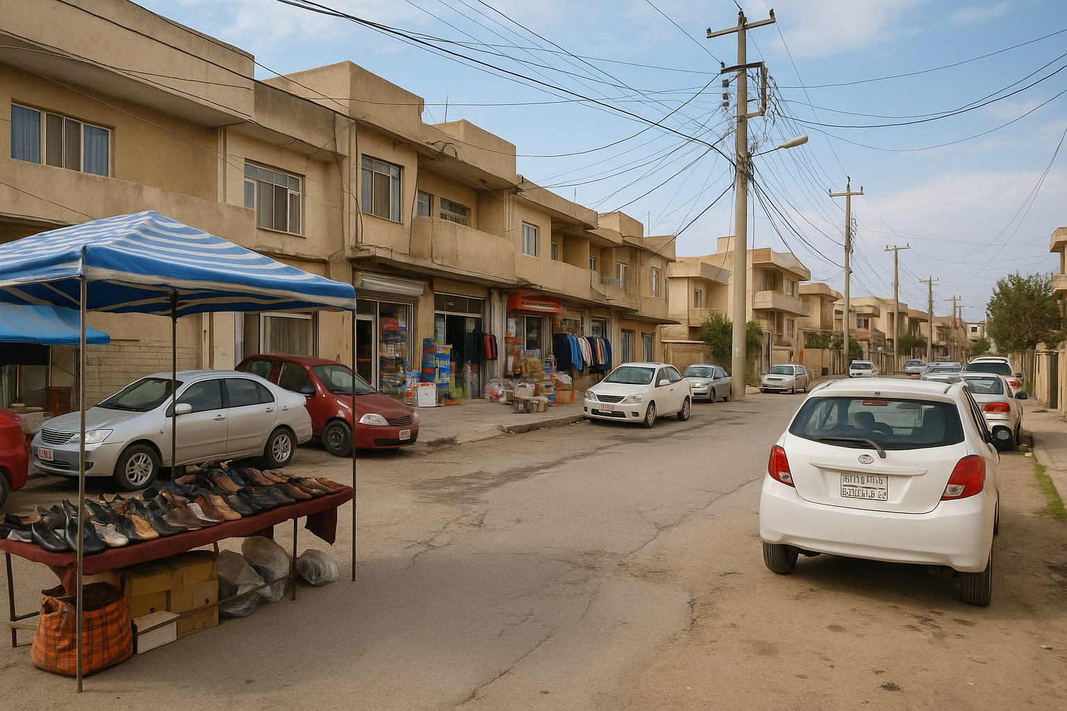 کرین و فرۆشتن لە گردە خڕە ( Grda Khra neighborhood )