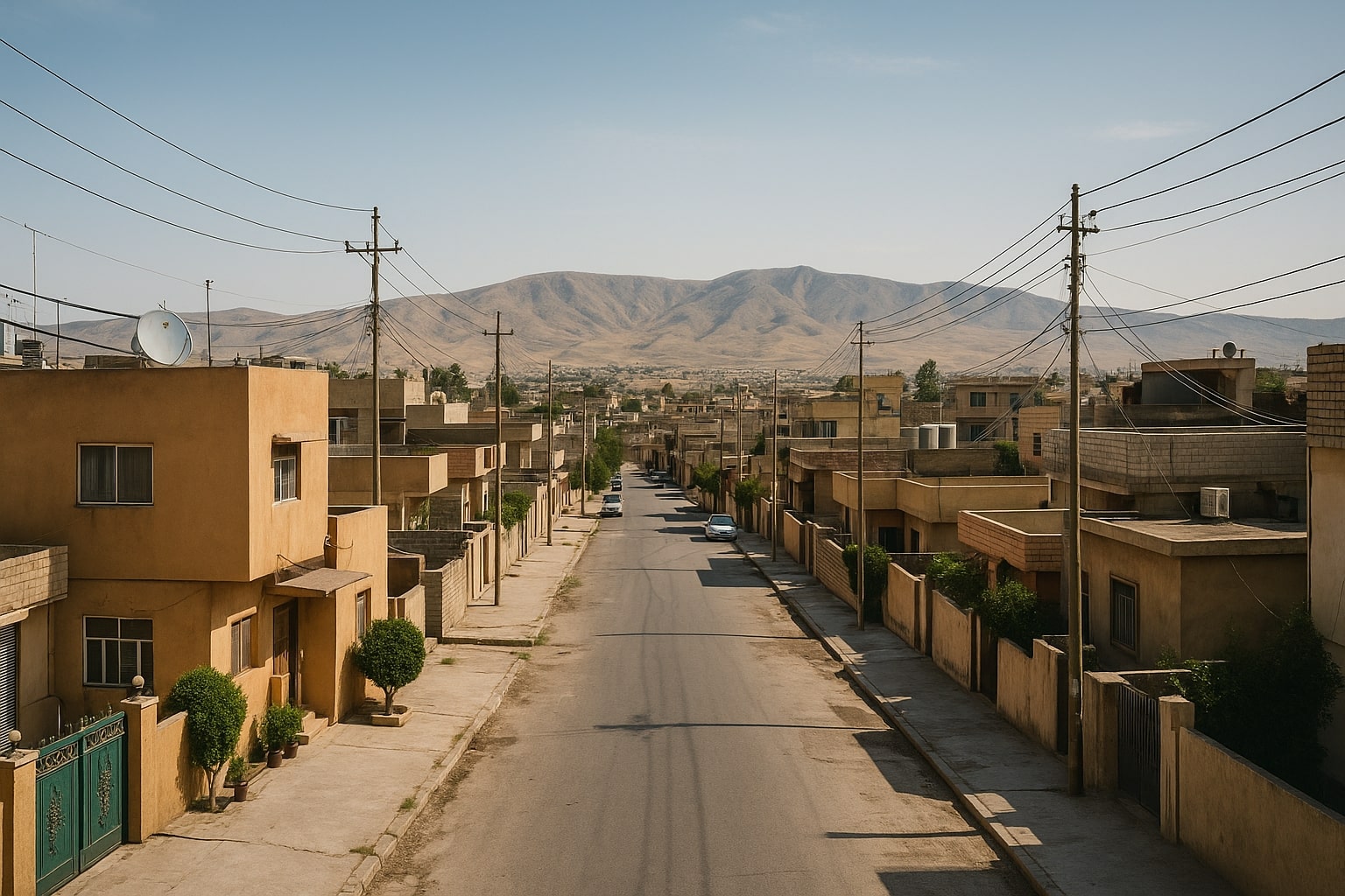 کرین و فرۆشتن لە گوندی حەمڕین ( Hamrin neighborhood )