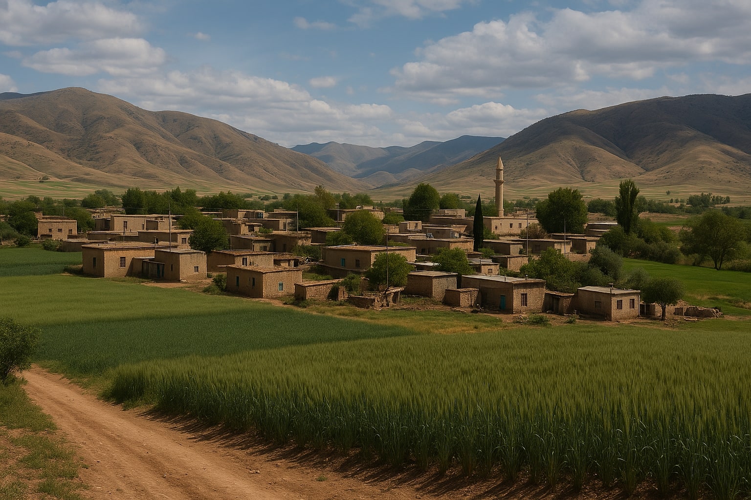 کرین و فرۆشتن لە قوڕەبەرازەی گچکە ( Qwrabarazai Gchka Village )