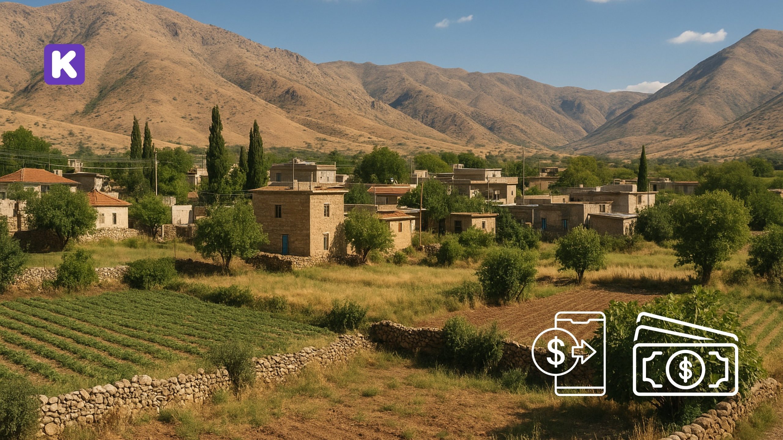 کرین و فرۆشتن لە گوندی سەیداوا ( Saidawa village )