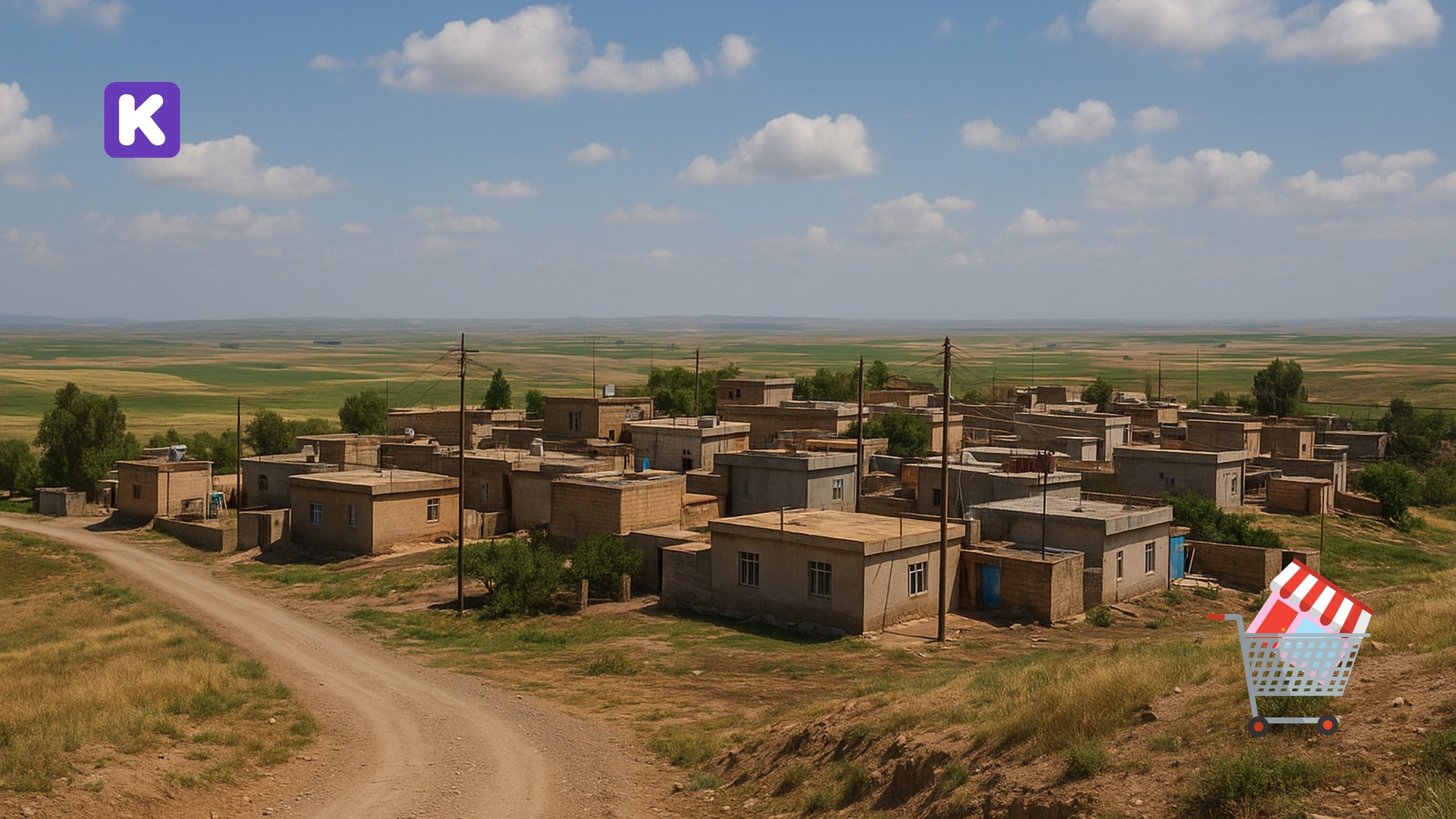 کڕین و فرۆشتن لە سەرتەکی کەرکووک ( Sartak Village in Karkuk )