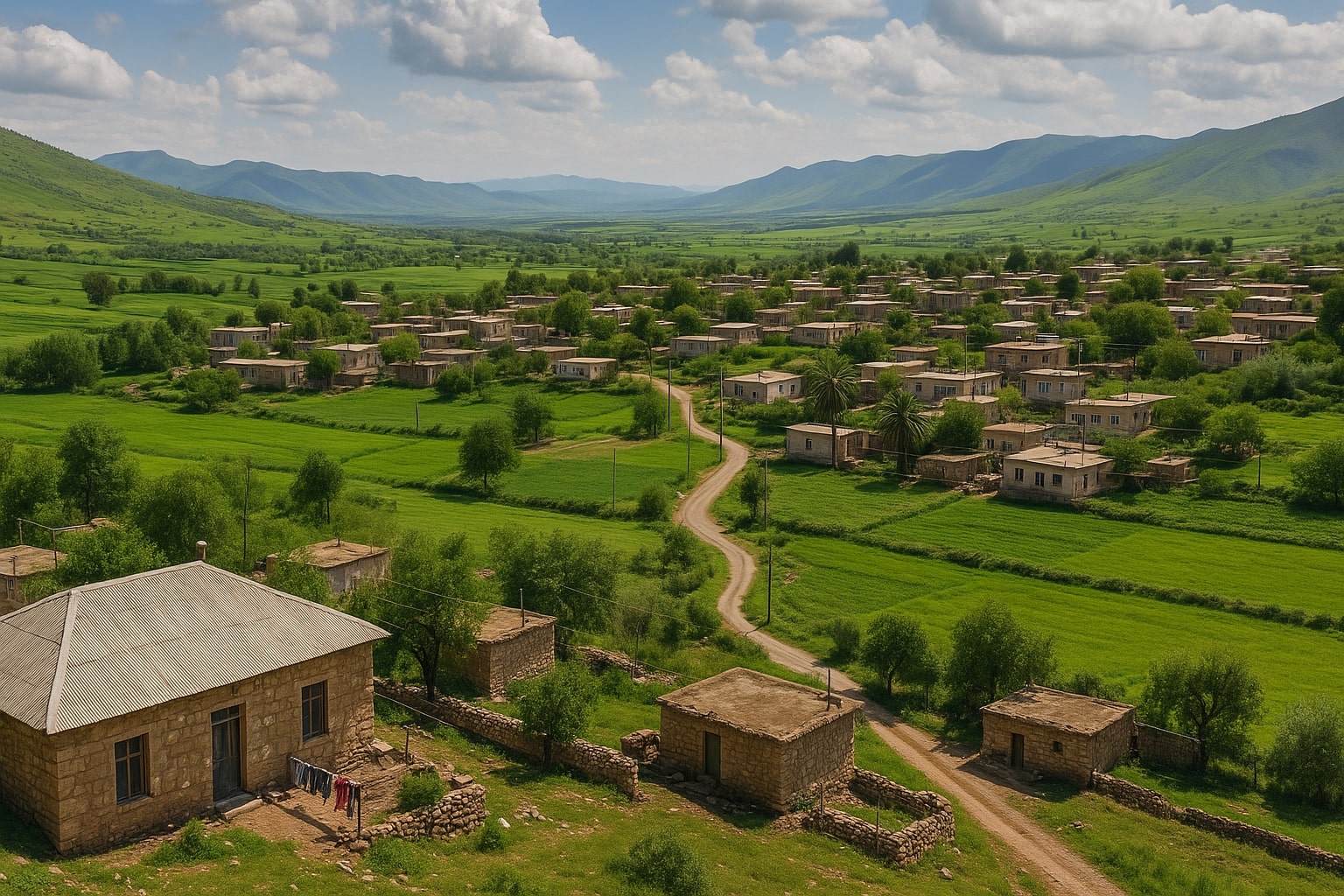 کرین و فرۆشتن لە سێنان ( Senan village )